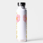 Bouteille D'eau Fleurs roses (Gauche)