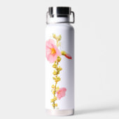 Bouteille D'eau Fleurs roses (Arrière)