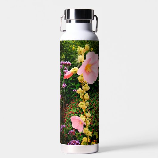 Bouteille D'eau Fleurs roses (Avant)