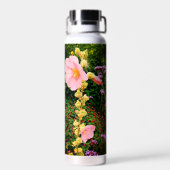 Bouteille D'eau Fleurs roses (Arrière)