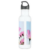 Bouteille D'eau Fleurs roses Floral Maman Nom Fête des Mères (Dos)