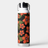 Bouteille D'eau Fleurs rouges aquarelle (Salle de sport)