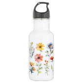 Bouteille D'eau Fleurs sauvages d'été (Devant)