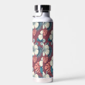 Bouteille D'eau Fleurs tropicales colorées (Plage)