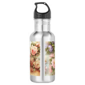 Bouteille D'eau Fleurs vintages (Dos)