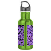 Bouteille D'eau Fleurs violettes (Dos)