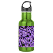 Bouteille D'eau Fleurs violettes (Devant)
