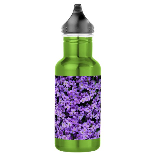 Bouteille D'eau Fleurs violettes (Droite)