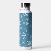 Bouteille D'eau Flocon de neige de Noël en bleu (Plage)