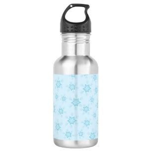 Bouteille D'eau Flocons de neige, Bleu Glace, Flocons de neige gla