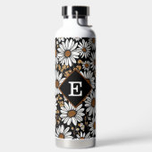 Bouteille D'eau Floral avec Monogramme (Droite)