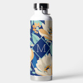 Bouteille D'eau Floral avec Monogramme (Droite)