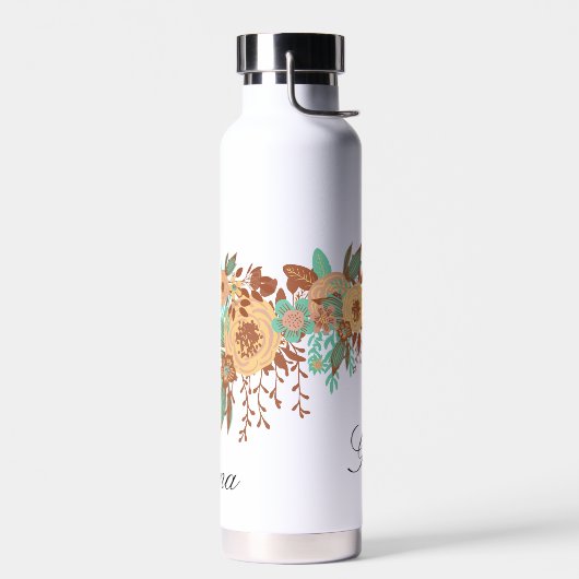 Bouteille D'eau Floral Boho moderne (Gauche)