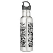 Bouteille D'eau Floral ethnique inspiré (Dos)