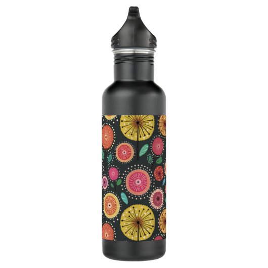 Bouteille D'eau Floral folklorique moderne Boho Scandi (Droite)