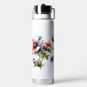 Bouteille D'eau Floral moderne (Arrière)