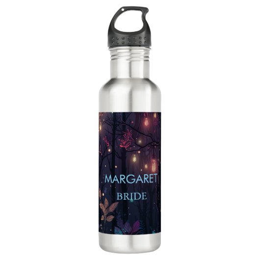 Bouteille D'eau Floral Spray Fantasy Art Wedding Bride  (Devant)