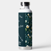Bouteille d'eau florale personnalisée (Droite)