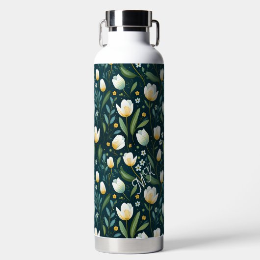 Bouteille d'eau florale personnalisée (Avant)
