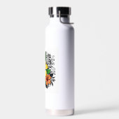 Bouteille d'eau florale vibrante (Gauche)