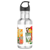 Bouteille D'eau Flore autochtone australienne BUSHLAND - (Devant)