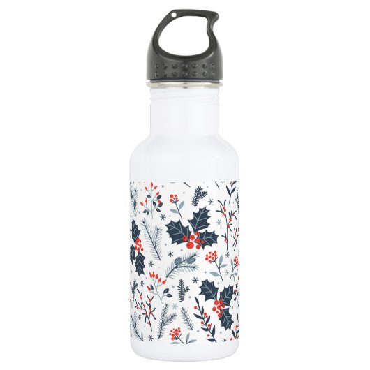 Bouteille D'eau Flore hivernale (Devant)