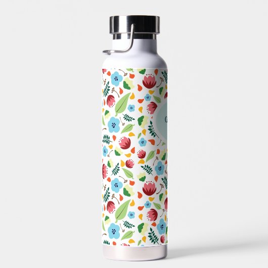 Bouteille D'eau Flore printanière (Plage)