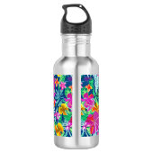 Bouteille D'eau Flore Tropicale Exotique Et Téméraire (Dos)