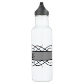 Bouteille D'eau Flourish Gray Deco (Droite)