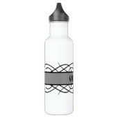 Bouteille D'eau Flourish Gray Deco (Gauche)