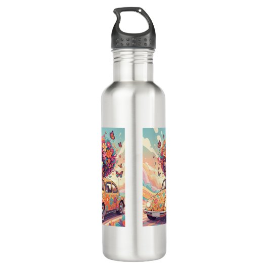 Bouteille D'eau Flower Power Ride Water Bottle (Dos)