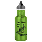 Bouteille D'eau Flûte panique dans mes gènes (Droite)