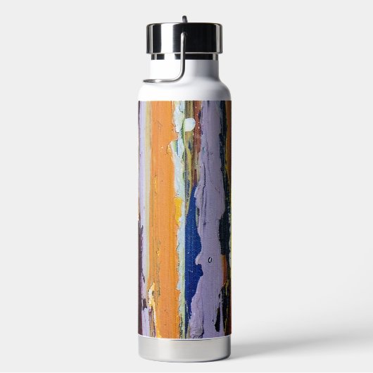 Bouteille D'eau Flux Abstraits peints (Évier)