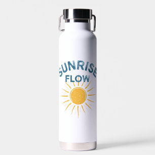 Bouteille D'eau Flux de lever de soleil Rétro Graphique solaire Im