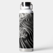 Bouteille D'eau Flux fractal (Plage)