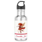 Bouteille D'eau Flying Little Red Fairy Imaginaire Art (Devant)
