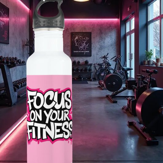 Bouteille D'eau Focus on Your Fitness Exercise