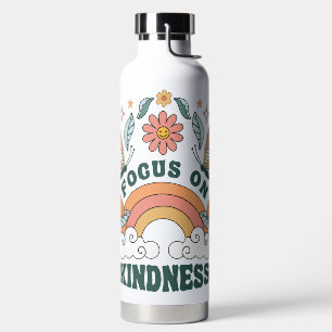 Bouteille D'eau Focus sur la gentillesse graphique Super