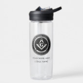 Bouteille D'eau Foi, Espoir, Charité Argent Fraternité Freemason (Gauche)