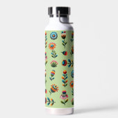 Bouteille d'eau folk Art (Gauche)