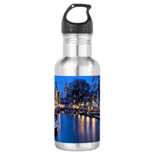 Bouteille D'eau Fond d'écran de nuit Amsterdam-67657