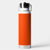 Bouteille D'eau Fond orange texturé calme et simple (Arrière)