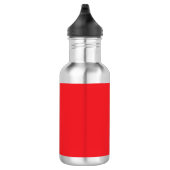 Bouteille D'eau Fond uni rouge solide (Droite)