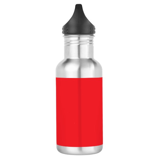 Bouteille D'eau Fond uni rouge solide (Gauche)