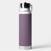 Bouteille D'eau Fond violet texturé calme et simple (Arrière)