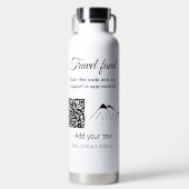 Bouteille D'eau Fonds de voyage vacances lune de miel don ajouter  (Avant)