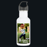 Bouteille D'eau Football American Player - with YOUR Photo & Text-<br><div class="desc">CUSTOM this Football American Player - Insert YOUR Photo & Text - Wellcome in Sports World</div>