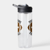 Bouteille D'eau Football Custom Team Nom & Numéro Jersey (Droite)