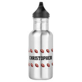 Bouteille D'eau Football, Nom Personnalisé,  (Droite)