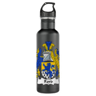Bouteille D'eau Ford Coat of Arms  Family Crest 